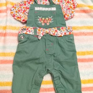0-3 girls two piece outfit